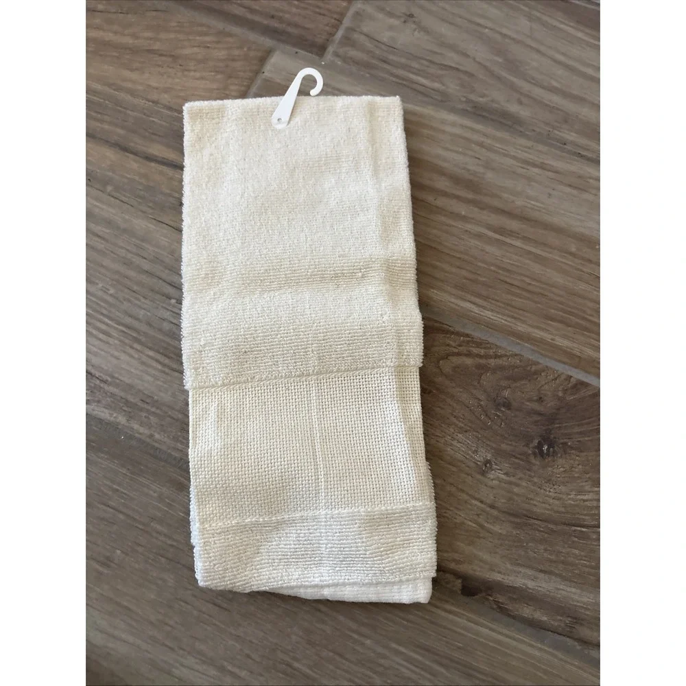 Charles Craft Inc Pair of Peach Kitchen Finger Towels for Cross Stitch